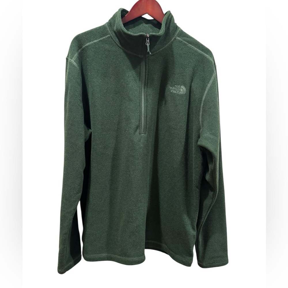 The North Face Forest Green 1/4 Zip Fleece